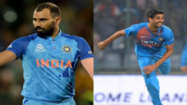 IND Vs NZ 2nd ODI Mohammed Shami Ashish Nehra