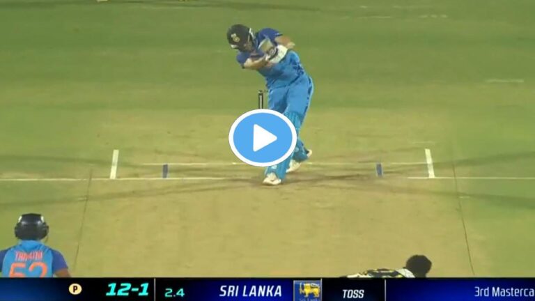 IND Vs SL Shubman Gill Six1