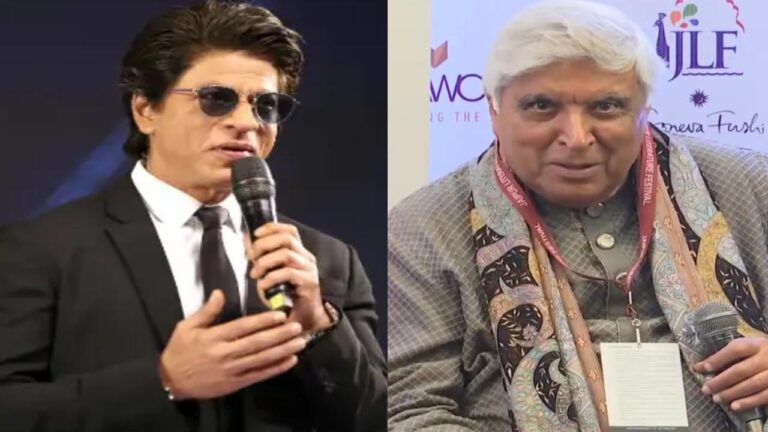 JLF 2023 Javed Akhtar Shah Rukh Khan