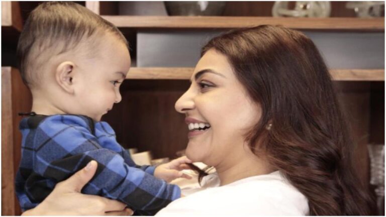 Kajal Aggarwal Son Neil Photo
