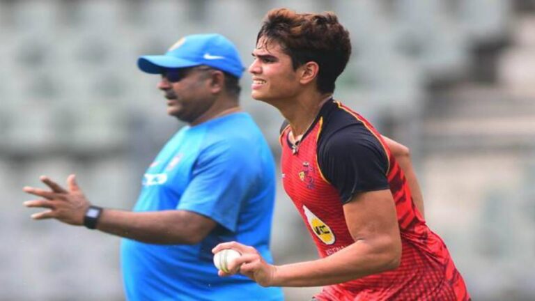 Ranji Trophy Goa Vs Services Arjun Tendulkar