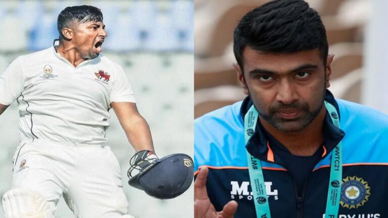 Sarfaraz Khan Ravichandran Ashwin