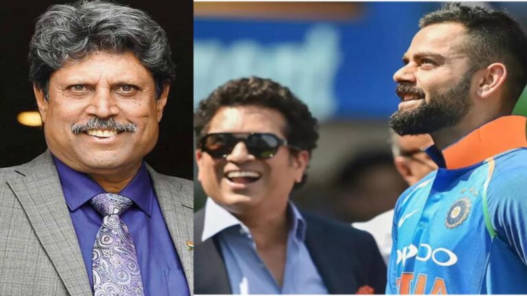 Virat Kohli Sachin Tendulkar Kapil Dev