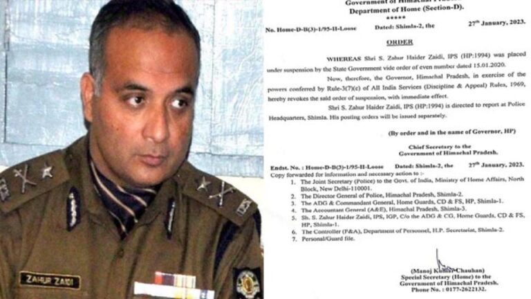 IG Police Zahur Zaidi Arrested for Custodial Death in Gudiya Rape & Murder Case HinduPost IG Police Zahur Zaidi