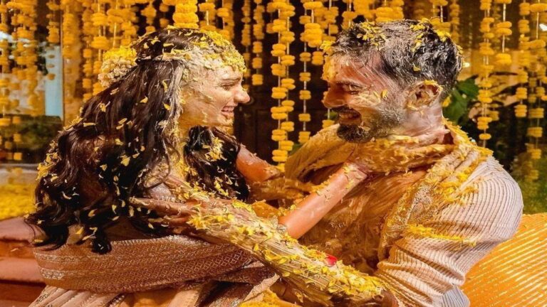 Kl Rahul Shares Wedding Pictures Of Haldi Ceremony