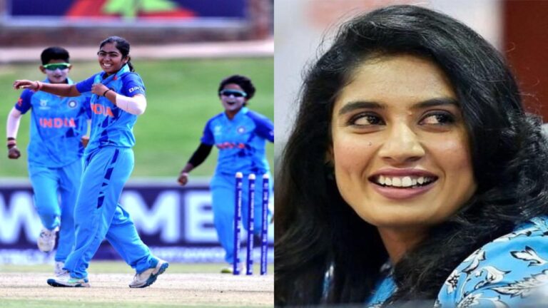 Under 19 World Cup 2023 Parshavi Chopra Mithali Raj