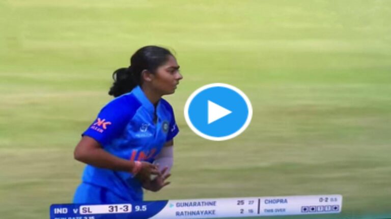 Under 19 World Cup 2023 Parshavi Chopra1