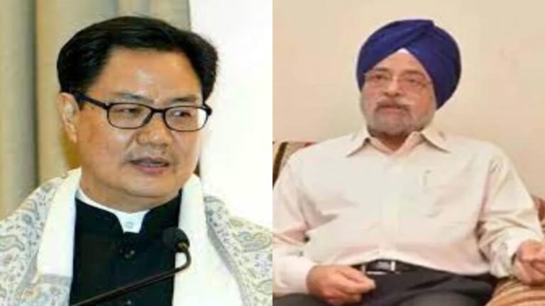 किरण रिजिजू और आरएस सोढ़ी