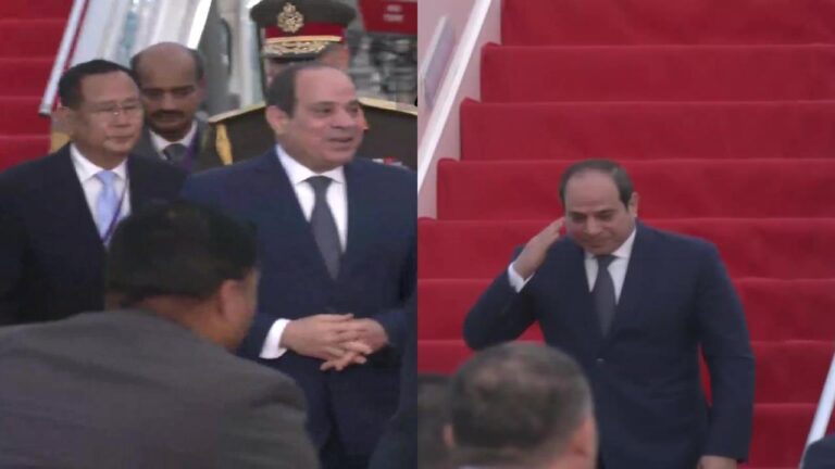 दिल्ली एयरपोर्ट पर अब्देल फतह अल सीसी