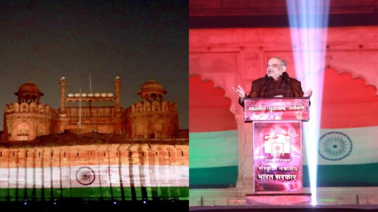 लाल किले पर अमित शाह