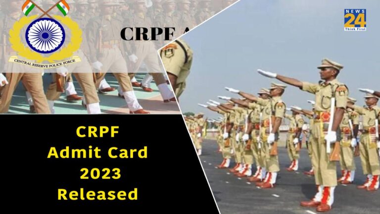 CRPF Admit Card 2023