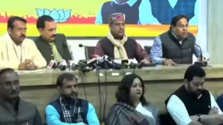Delhi Mayor Election BJP Press Confrence
