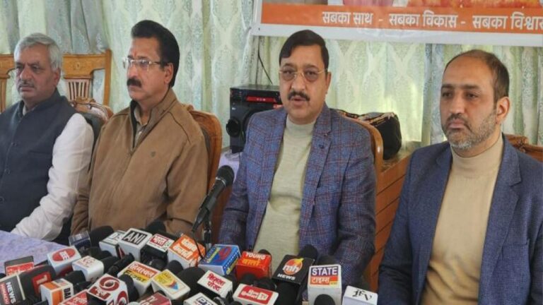 भाजपा प्रदेश अध्यक्ष का कांग्रेस पर हमला, कांग्रेस सरकार को बताया रेट कांट्रैक्ट की सरकार