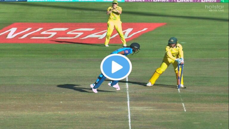 IND W Vs AUS W Harmanpreet Kaur Runout1