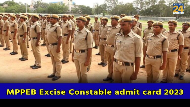 MPPEB Excise Constable Admit Card 2023