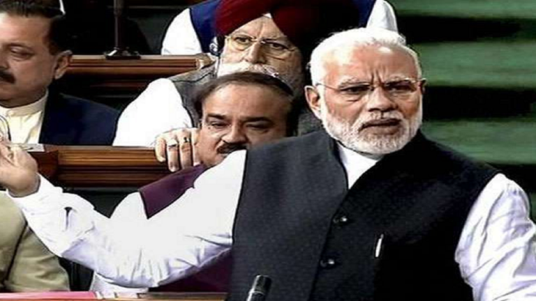 PM Modi In Loksabha