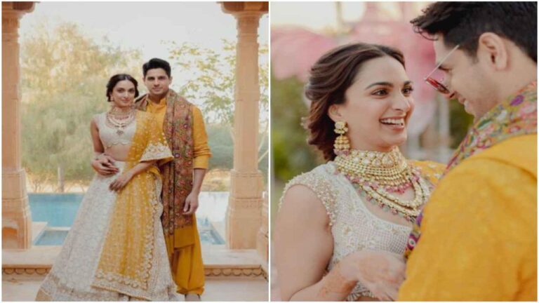 Sid Kiara Haldi Pictures 1