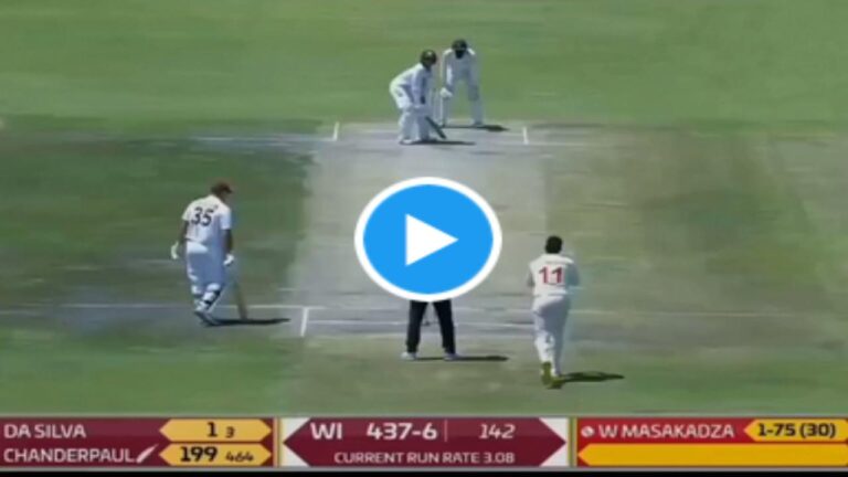 ZIM Vs WI Tagenarine Chanderpaul Double Century1