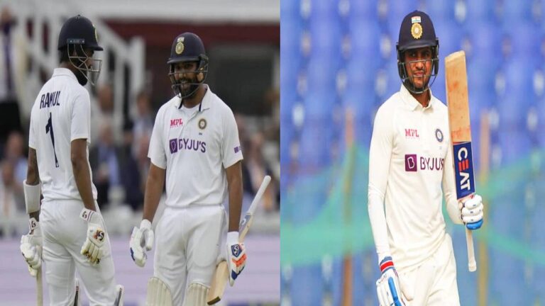 Kl Rahul Shubman Gill Rohit Sharma Open