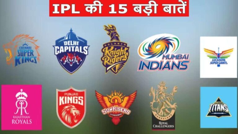 15 Interesting Facts In Indian Premier League History