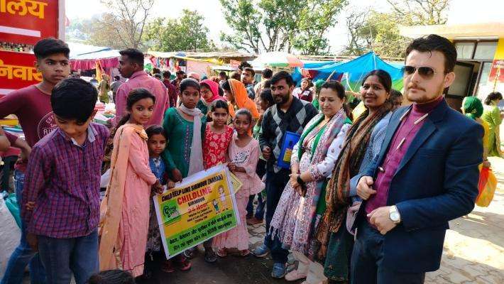 बाल भिक्षावृत्ति व बाल मजदूरी के खिलाफ माँ बालासुंदरी मेला त्रिलोकपुर में विशेष अभियान