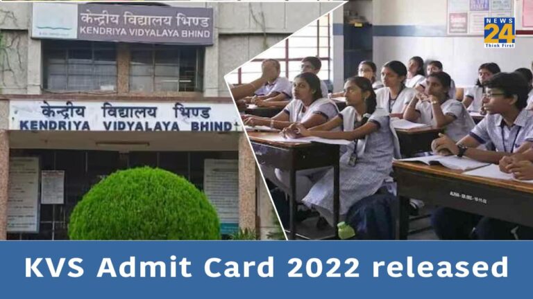 KVS Admit Card 2022 Released