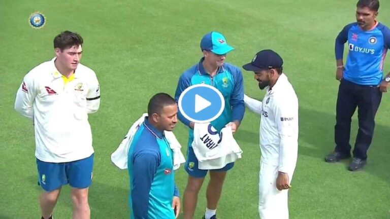 Virat Kohli Gifts Jersey To Usman Khawaja And Alex Carey