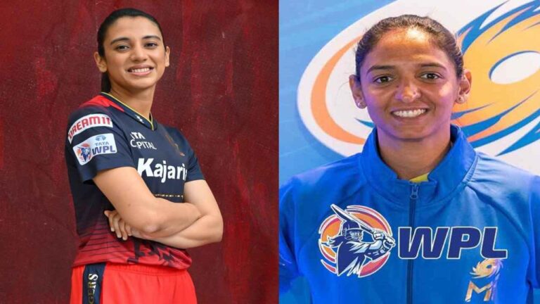 WPL 2023 MI Vs RCB Smriti Mandhana Harmanpreet Kaur