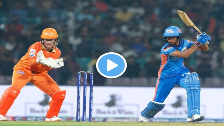 WPL GG Vs MI Harmanpreet Kaur1