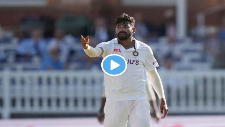 Ind Vs Aus Indore Test Mohammad Siraj Gave Energy Drink