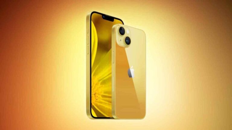 Iphone 14 In Yellow