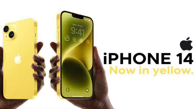 Yellow Iphone 14