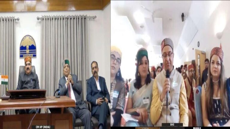 Chief Minister asks UK based Himachali's to promote State Tourism
