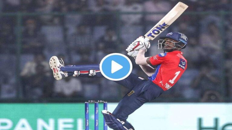 Abishek Porel Hit A Tremendous SIX