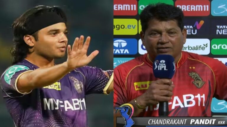 IPL 2023 KKR Vs RCB Suyash Sharma Chandrakant Pandit