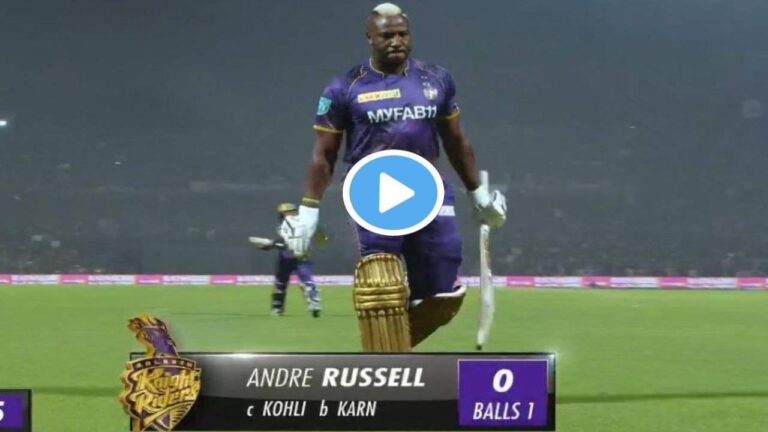 KKR Vs RCB Ipl Andre Russell Out On Zero