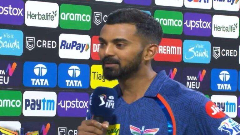 Lucknow Supergiants Captain KL Rahul Disappointment