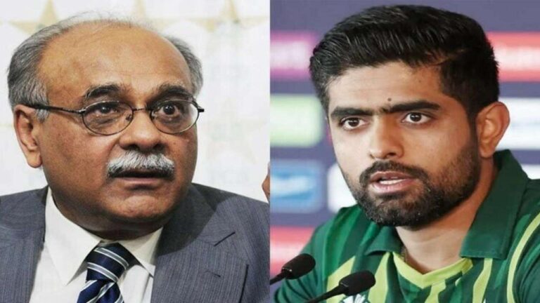 PAK Vs NZ Babar Azam Najam Sethi
