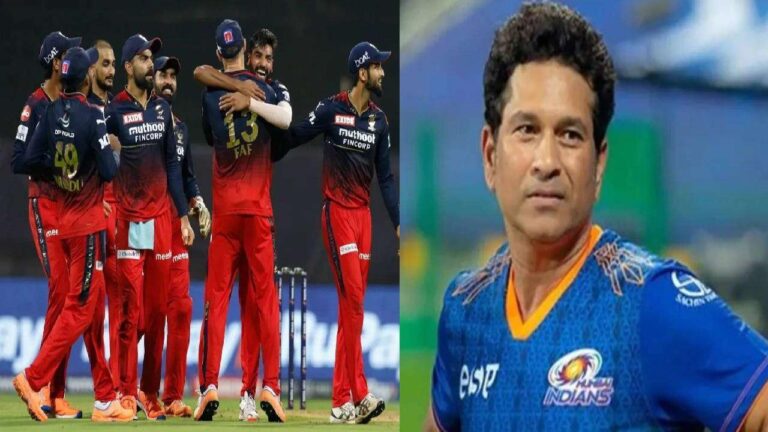 Sachin Tendulkar Tweet Royal Challengers Bangalore