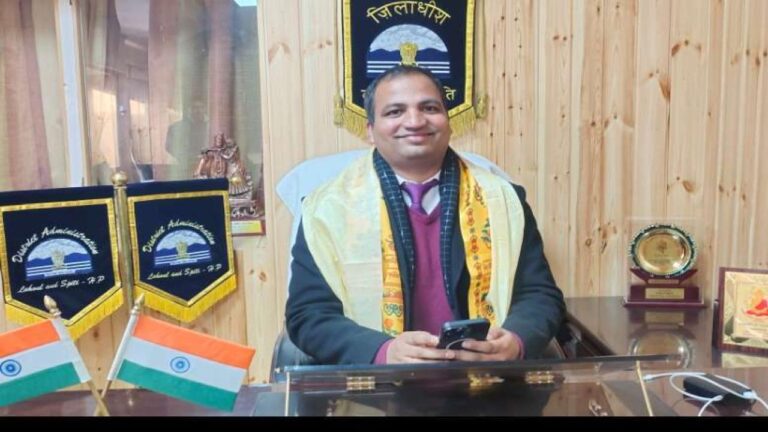 राहुल कुमार आईएएस ने संभाला उपायुक्त लाहौल स्पीति का कार्यभार