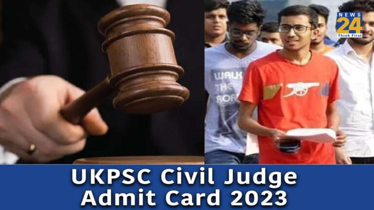 UKPSC Civil Judge Admit Card 2023