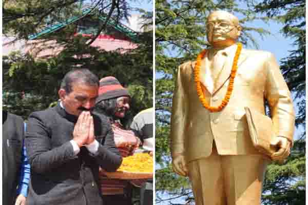 मुख्यमंत्री ने भारत रत्न डॉ. भीमराव अंबेडकर की जयंती पर पुष्पांजलि अर्पित की