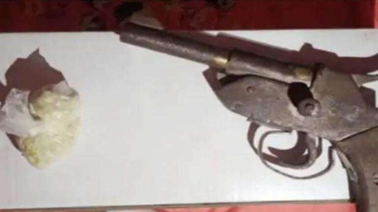 डमटाल में घर में पुलिस रेड, 35 ग्राम चिट्टा और देसी कट्टा बरामद