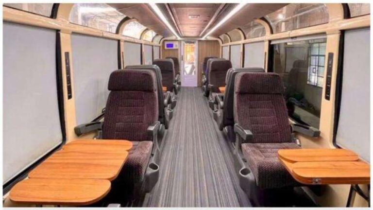 कालका शिमला हेरिटेक ट्रैक रूट चलाई जाएगी यह ट्रेन, बड़ी खिड़कियां, बेहतरीन सीटें, रेलमंत्री ने शेयर की ट्रेन की तस्वीर
