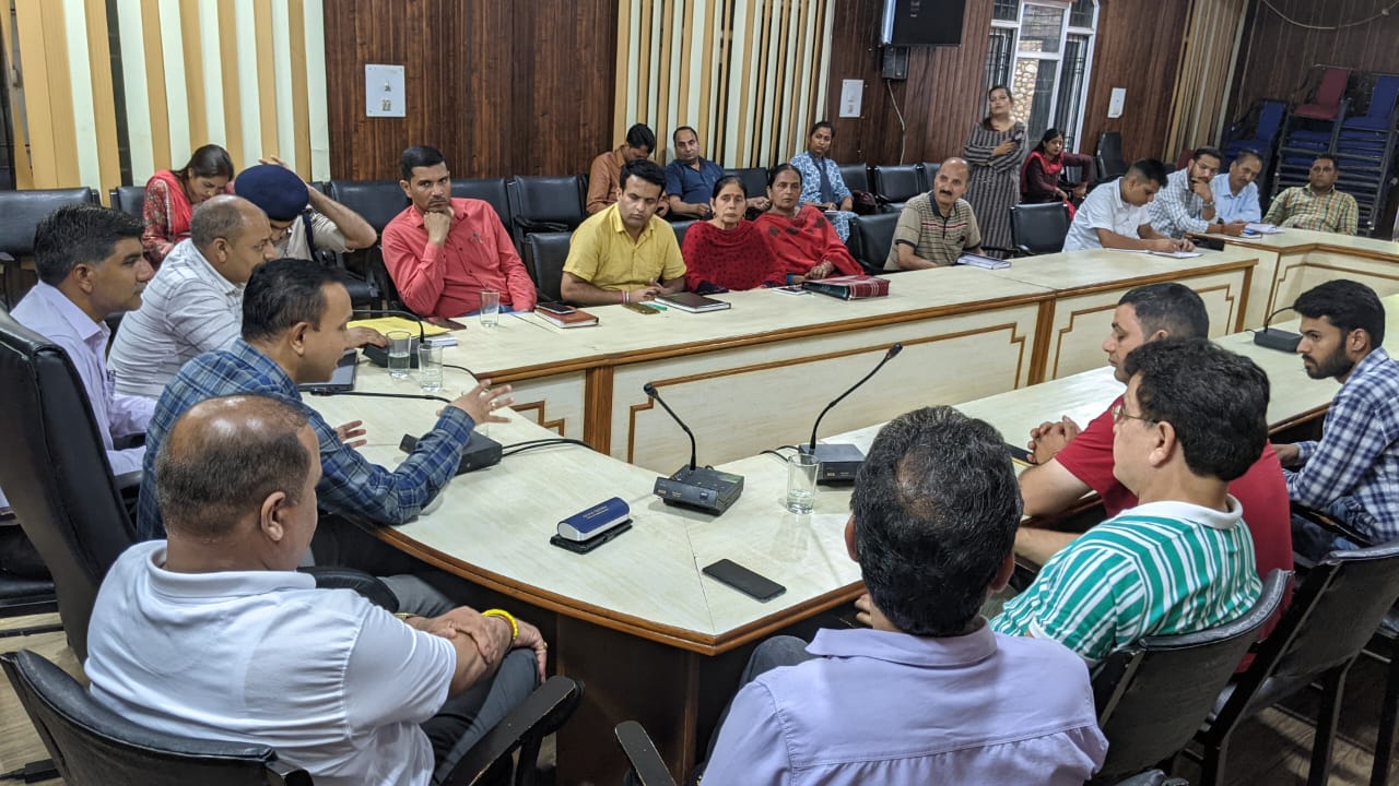 आपदा से निपटने के लिए तैयार रहे सभी विभाग व जनप्रतिनिधि।