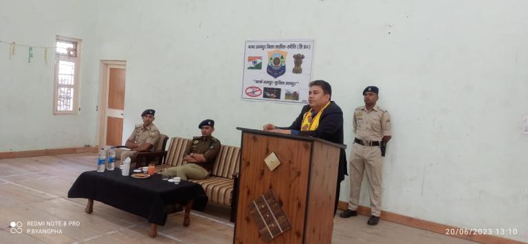 उदयपुर में नशे पर जागरूकता बैठक आयोजित