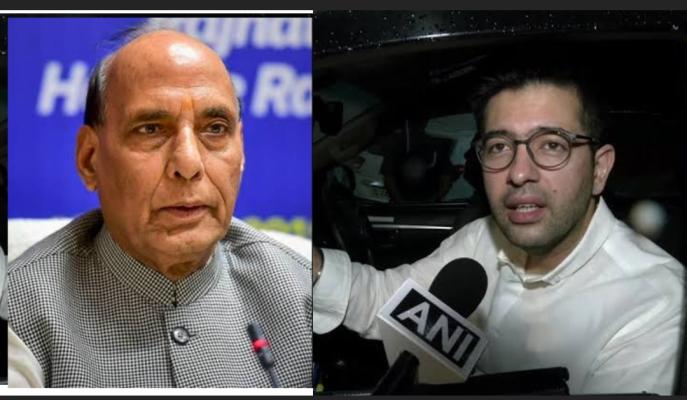 रक्षा मंत्री राजनाथ की टिप्पणी को लेकर आप नेता का पलटवार, पंजाब छोड़ मणिपुर दिल्ली की चिंता करे