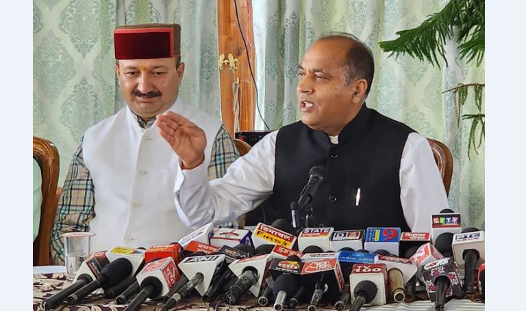 कांग्रेस सरकार ने शुरू की आपदा के समय राजनीति :- जयराम