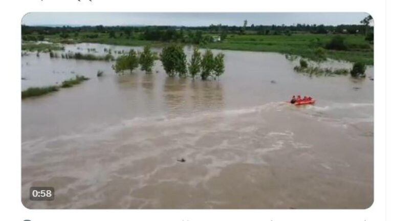 बाढ़ के पानी से डूबा मंड क्षेत्र स्थिति गंभीर