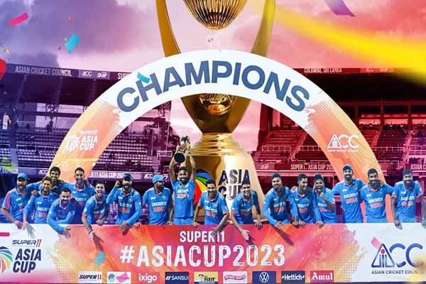 Team India won the Asia Cup title for the 8th time